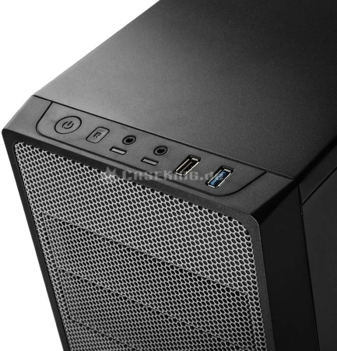 BitFenix Neos schwarz/silber, schallgedämmt