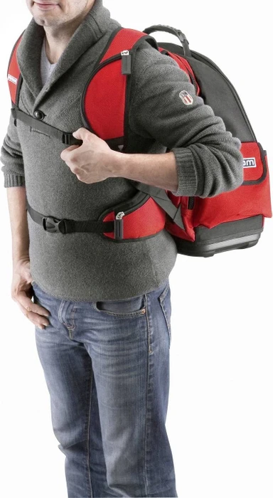Facom Notebook Rucksack Passend für maximal: 38,1 cm (15") Schwarz, Rot