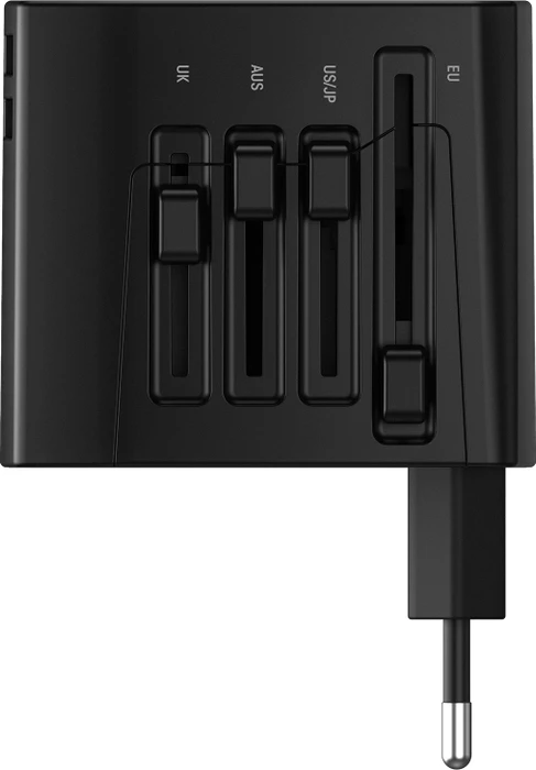 XLayer Reisestecker weltweit 25W schwarz