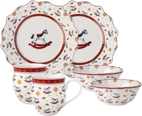 Villeroy & Boch Toy's Delight Schaukelpferd Frühstücksservice, 6-tlg.