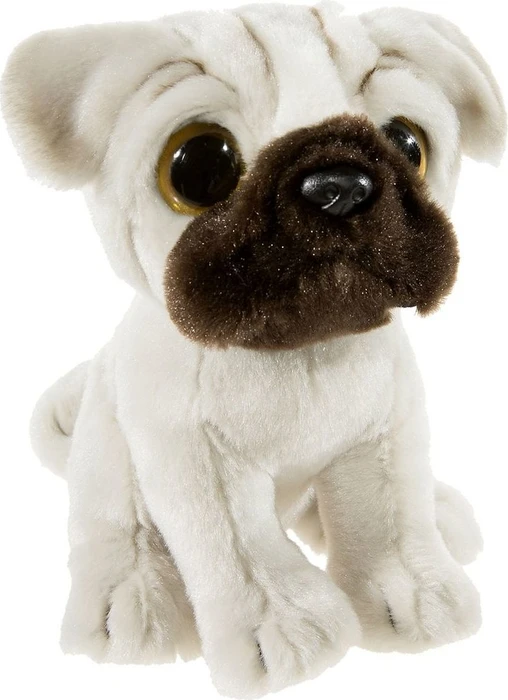 Heunec Misanimo Mops Hund sitzend 18cm