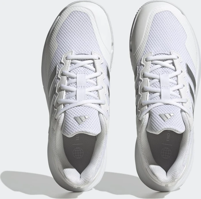 adidas Gamecourt 2.0 cloud white/silver metallic (Damen)