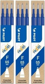 Pilot FriXion Ball BLS-FR5-L Rollerballmine RB 0.5mm blau, 3er-Pack