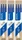 Pilot FriXion Ball BLS-FR5-L Rollerballmine RB 0.5mm blau, 3er-Pack