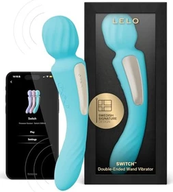 Lelo Switch 2in1 Vibrator und Wand Massager blau