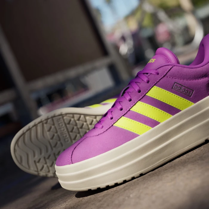 adidas VL Court Bold flash pink/lucid lemon/silver metallic (Damen)