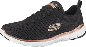 Skechers Flex Appeal 3.0 First Insight black/rose gold (Damen)