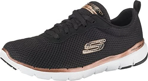 Skechers Flex Appeal 3.0 First Insight black/rose gold (Damen)
