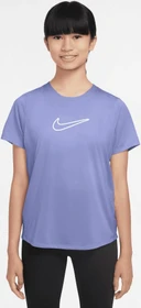 Nike One Fitted Dri-FIT Funktionsshirt kurzarm light thistle/white (Junior)