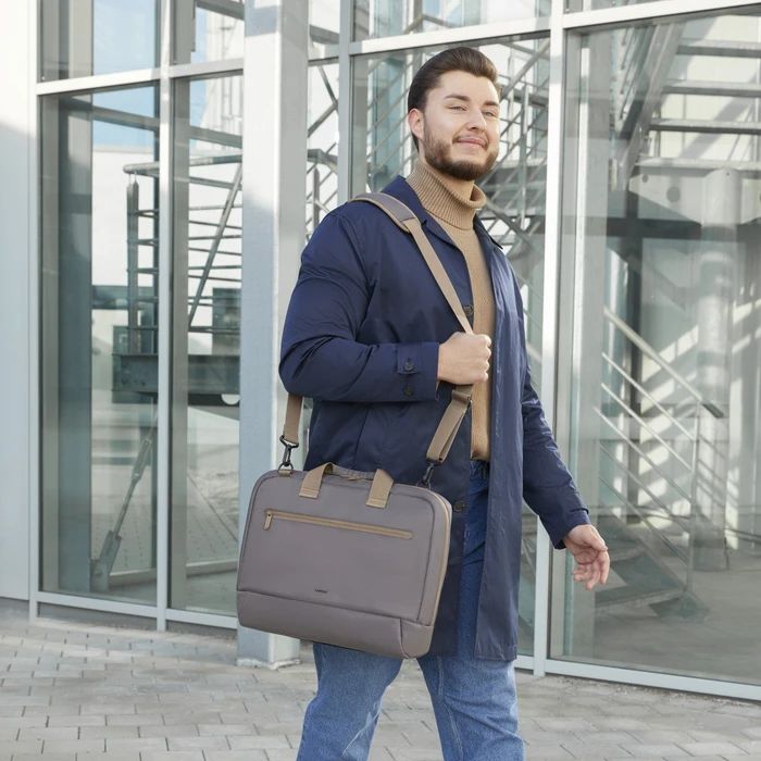 Hama Ultra Lightweight 15.6-16.2" Laptop-Tasche, anthrazit/beige
