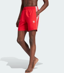 adidas Originals Adicolor 3-Streifen Badeshorts better scarlet (Herren)