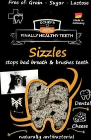 Qchefs Sizzles Zahnputzsnack für Hunde, 65g