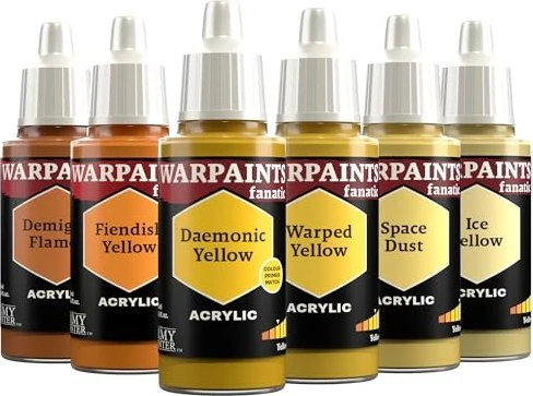 Army Painter Warpaints Fanatic Flexible Triad Yellows Farbset, 6-tlg.