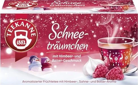 Teekanne Schneeträumchen Tee Beutel, 18 Stück