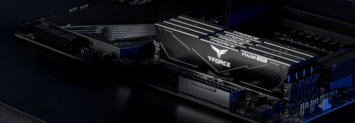 TeamGroup T-Force VULCAN schwarz UDIMM 32GB Kit, DDR5-6000, CL30-36-36-76, X8