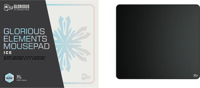 Glorious Glorious Elements Ice XL Gaming Mauspad, schwarz