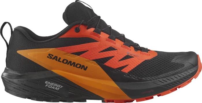 Salomon Sense Ride 5 GTX black/scarlet ibis/turmeric (Herren)