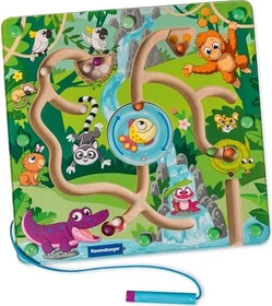 Ravensburger play+ Magnetisches Holz-Labyrinth: Dschungel