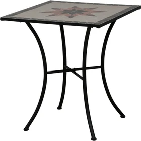 Siena Garden Stella Gartentisch 64x64cm schwarz