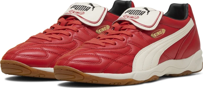 Puma King Indoor red fire/frosted ivory