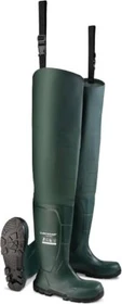 Dunlop Acifort Jobguard Thigh Wader Full Safety green
