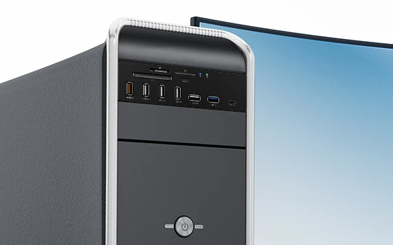 RaidSonic Icy Box IB-867a Multi-Slot-Cardreader, USB 3.0 19-Pin Stecksockel, USB 3.1 20-Pin Key-A Stecksockel [Stecker]