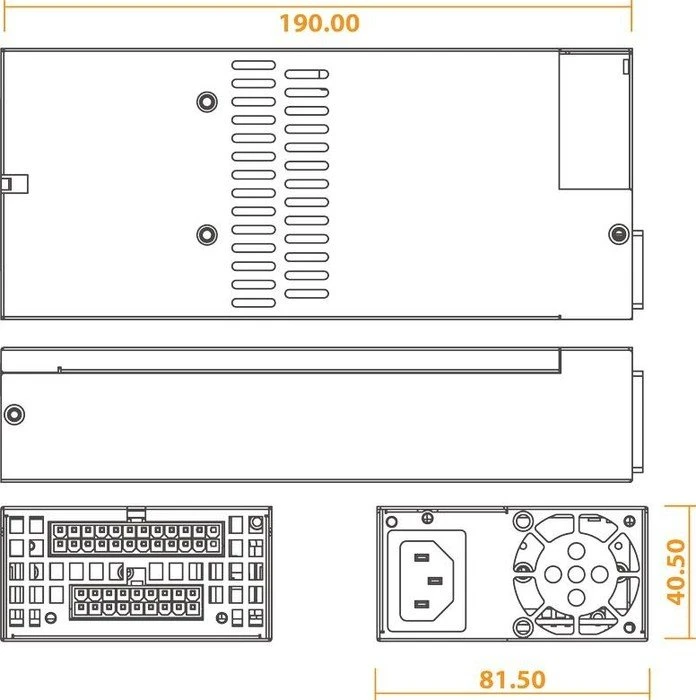 Seasonic 350W, 1HE-Servernetzteil