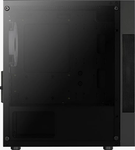 AeroCool Atomic Lite [V1], Lüfter LED Fixed RGB, Glasfenster