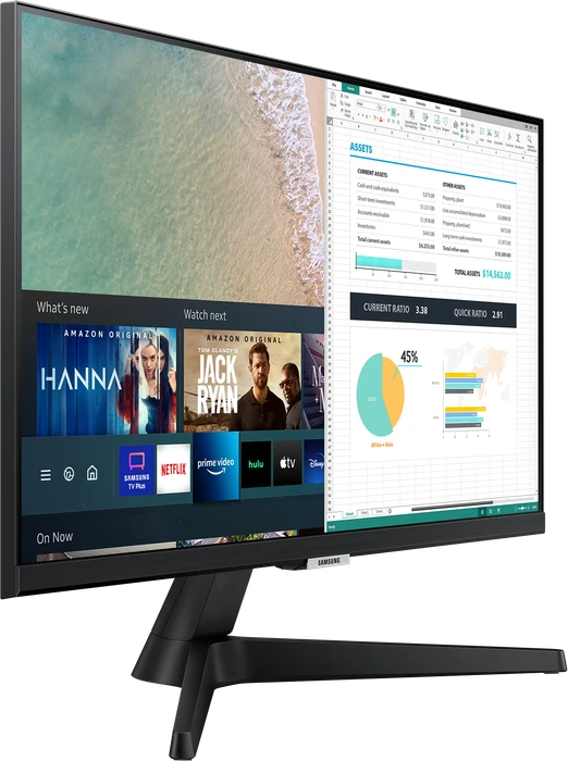 Samsung Smart Monitor M5 M50A, schwarz, 24"