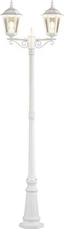 Konstsmide Firenze 220cm Stehleuchte 2-flammig weiß