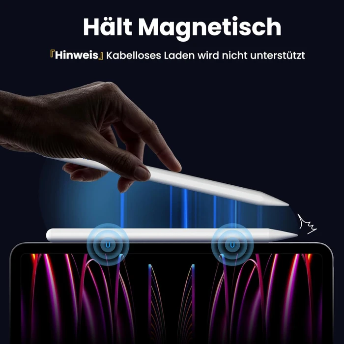 Kingone Stylus Pen Stift für iPad 2018-2026, weiß, USB-C
