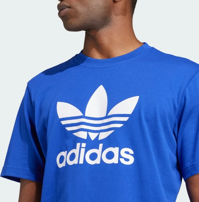 adidas Adicolor Trefoil T-Shirt kurzarm semi lucid blue (Herren)