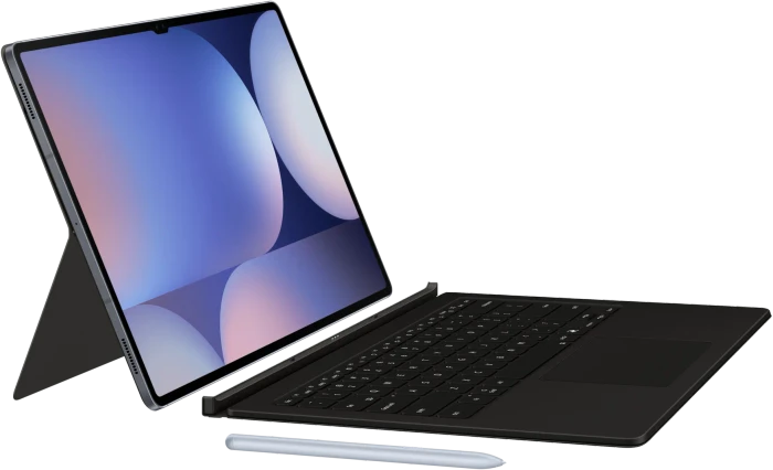 Samsung EF-DX925 Book Cover Keyboard mit AI-Taste für Galaxy Tab S9 Ultra / Tab S10 Ultra, schwarz, DE