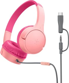 Belkin SoundForm Mini Wired (3.5mm/USB-C) rosa