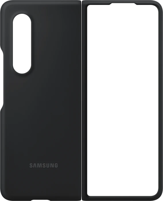 Samsung Silicone Cover für Galaxy Z Fold 3 5G schwarz