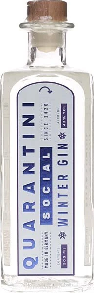 Quarantini Social Winter Gin 500ml