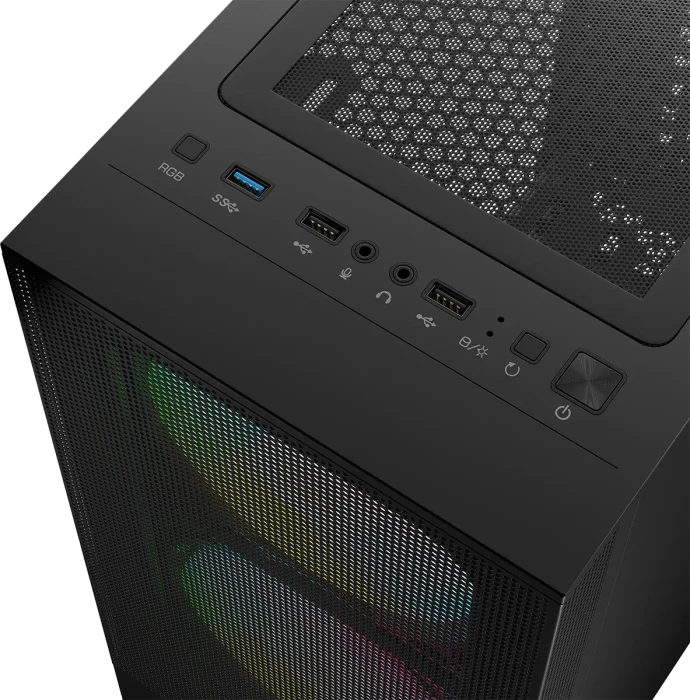 Logic Concept Arya ARGB Black, Glasfenster