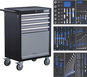 BGS technic Azubi Werkzeugwagen bestückt inkl. 151-tlg. Zubehör