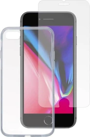 4smarts 360° Starter Set mit X-Pro Clear Glas fuer Apple iPhone SE (2022) transparent