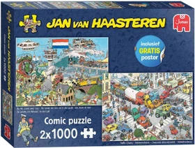 Jumbo Jan van Haasteren Verkehrschaos Zu Luft Land und See