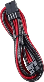 CableMod PRO ModMesh 8-Pin PCIe Extension, 8-Pin PCIe Verlängerungskabel, carbon/rot, 45cm
