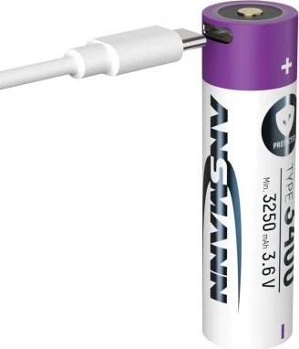 Ansmann Li-Ion 18650 3400mAh mit USB-C