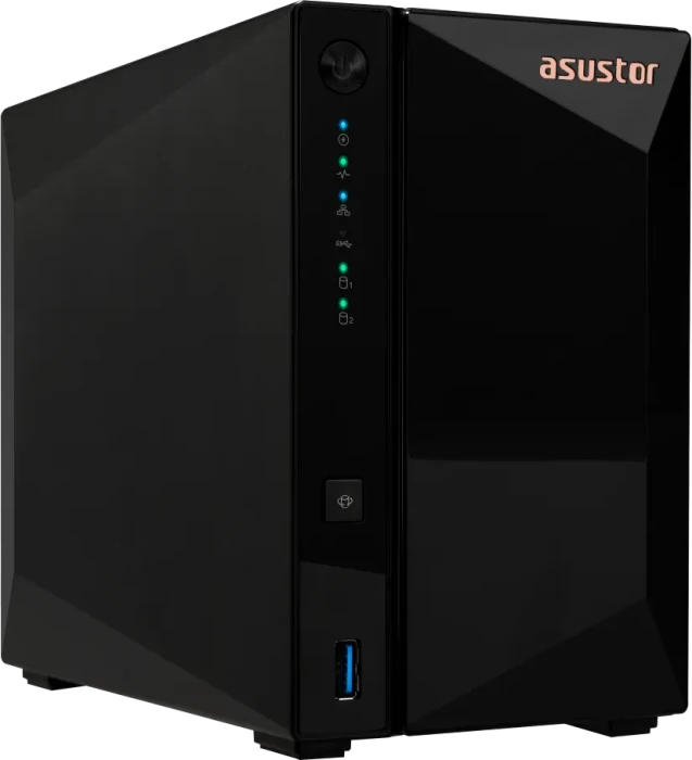 Asustor Drivestor 2 Pro Gen2 AS3302T, 2GB RAM, 1x RJ-45 2.5GBase-T, 3x USB-A 3.0