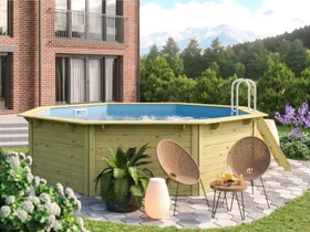 Karibu Modell X2 Frame Pool Set achteckig 428x428x121cm