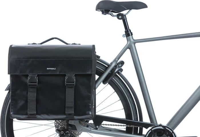 Basil Urban Load Doppeltasche MIK Gepäcktasche schwarz