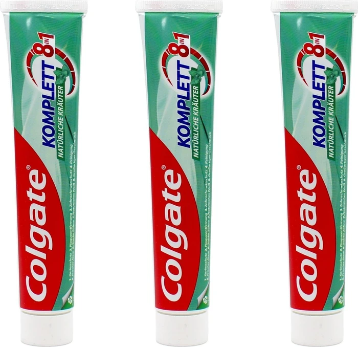 Colgate Komplett 8 Natürliche Kräuter Zahncreme, 75ml
