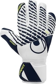 uhlsport FM Supersoft HN Torwarthandschuhe white/marine/fluo yellow