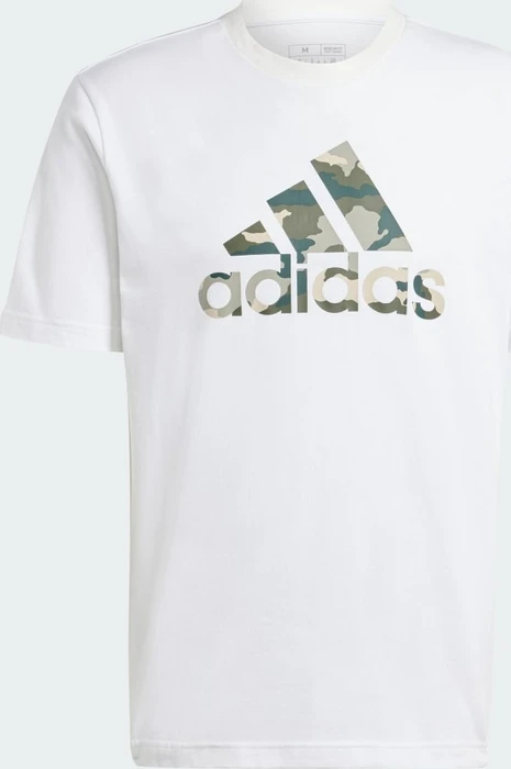 adidas Camo Badge of Sport Graphic T-Shirt kurzarm weiß (Herren)