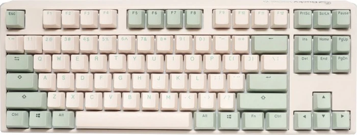 Ducky One 3 TKL PBT, Matcha, grün/weiß, MX BLUE, USB, US
