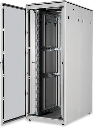 Digitus Professional Unique Serie Serverschrank 42HE, Sicherheitsglastür, IP2X, grau, 1200mm tief